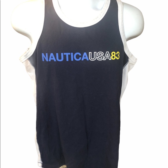 Nautica Classic Fit Color block tank top